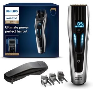 Philips Norelco 9000 Series Battery Powered Digital Swipe Hair Clippers